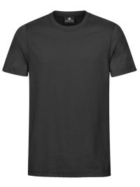 Anthrazit Herren T-Shirt mit Rundhals, gerade geschnitten, für Beruf & Freizeit